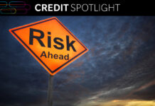 Signalling risk in credit, if one counterparty is 50% volume