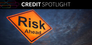 Signalling risk in credit, if one counterparty is 50% volume