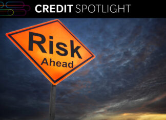 Signalling risk in credit, if one counterparty is 50% volume