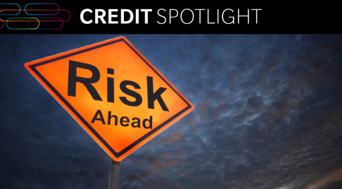Signalling risk in credit, if one counterparty is 50% volume