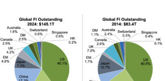 China takes a bigger slice of global FI pie