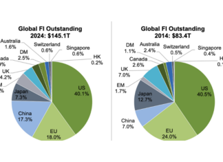 China takes a bigger slice of global FI pie