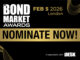 Nominate now for the 2026 Bond Market Awards!