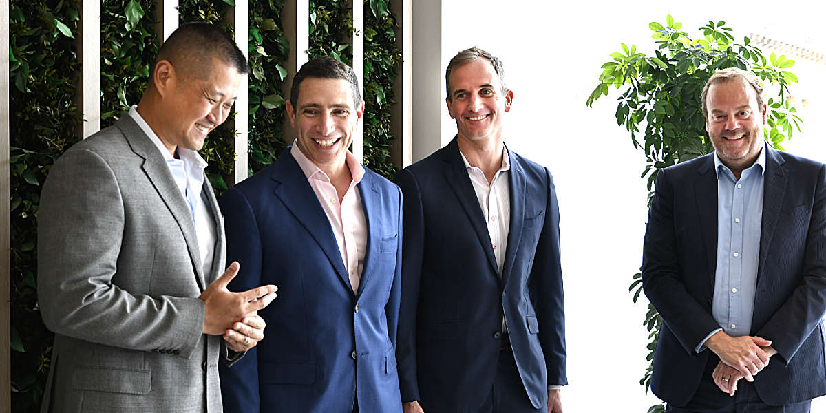 Ray Uy, Karim Awenat, Bruce Leete and Dan Dewar